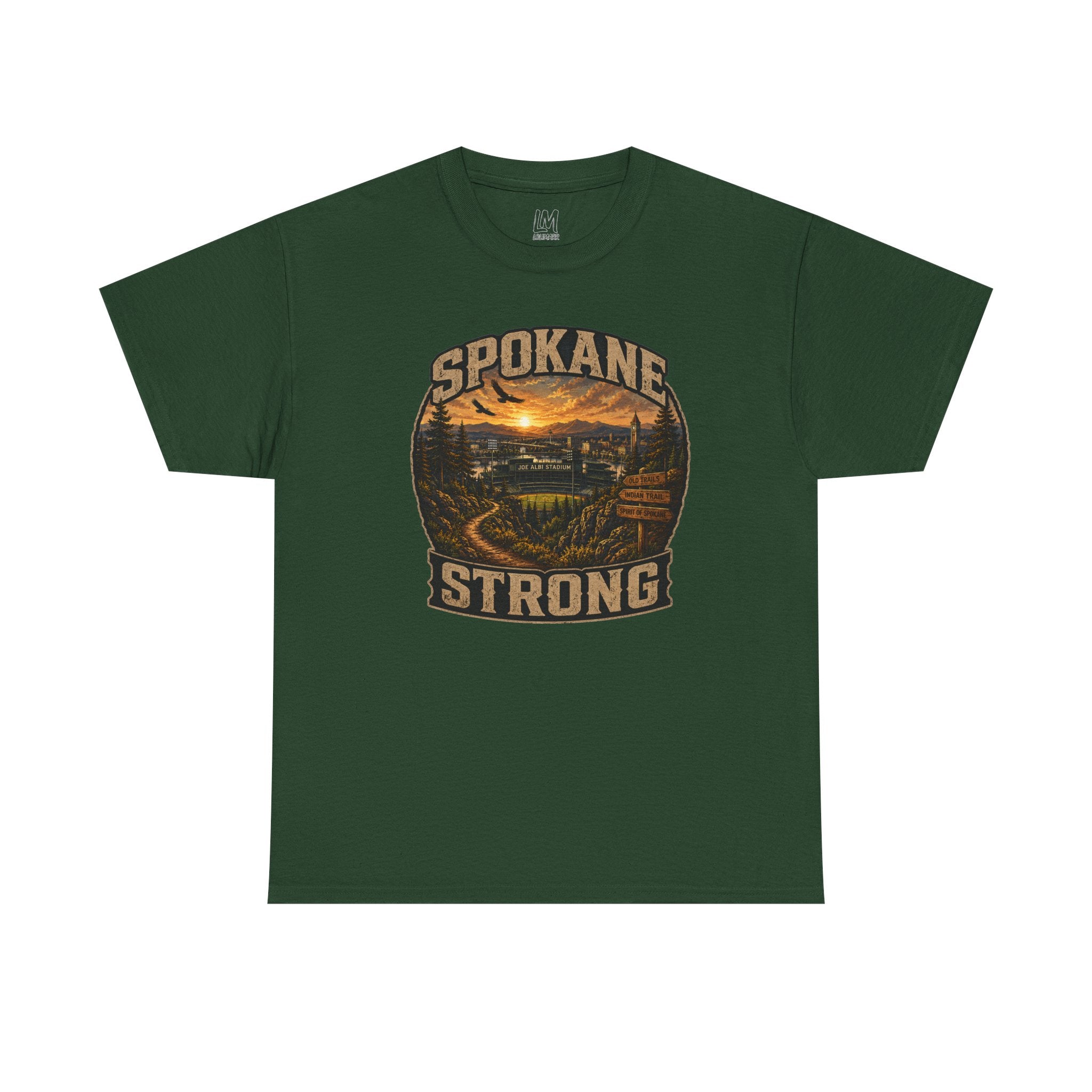 Spokane Strong Vintage Scenic T-Shirt — Hometown Pride Tee (Proceeds to Recovery)