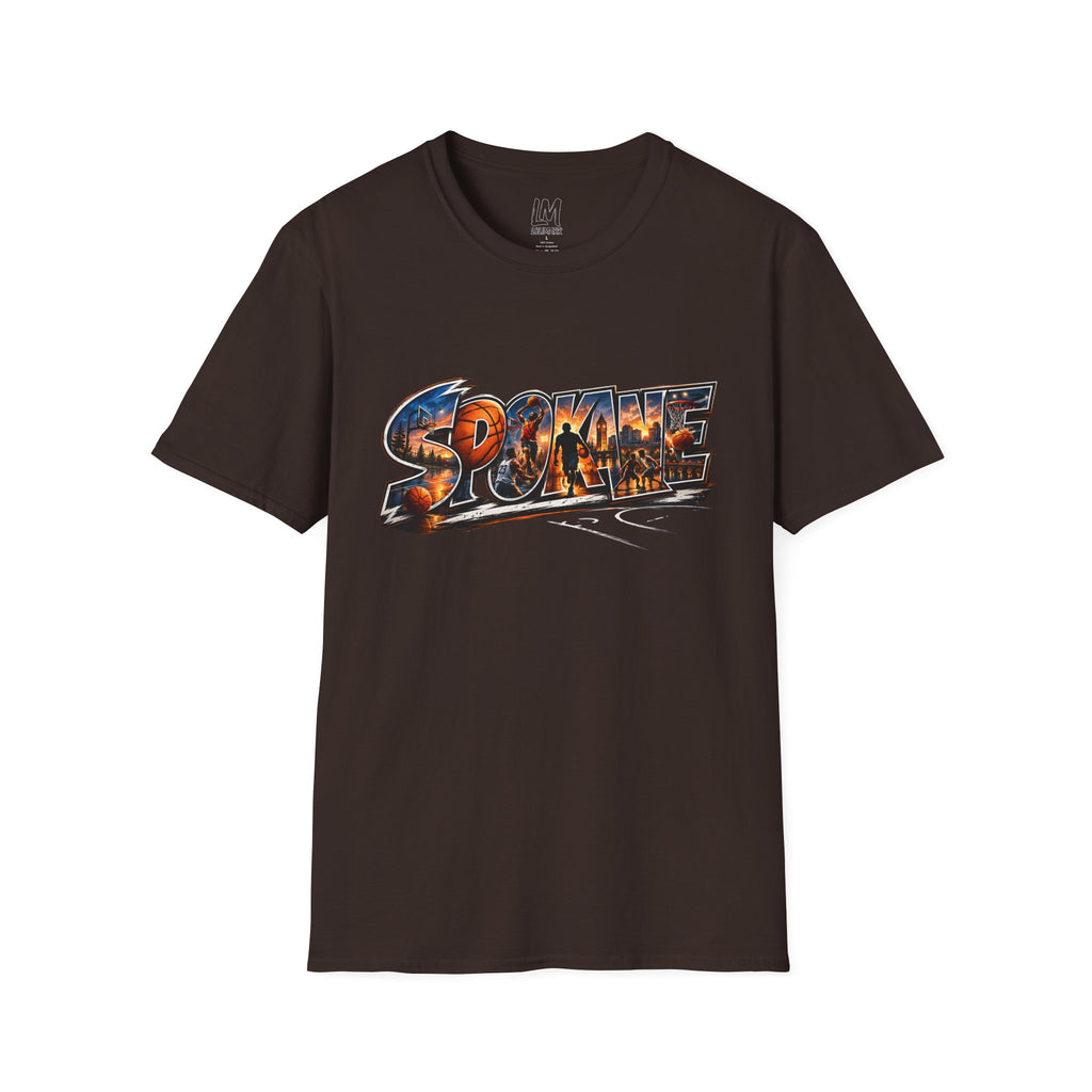 Spokane Basketball T-Shirt — High Energy City Hoops Tee