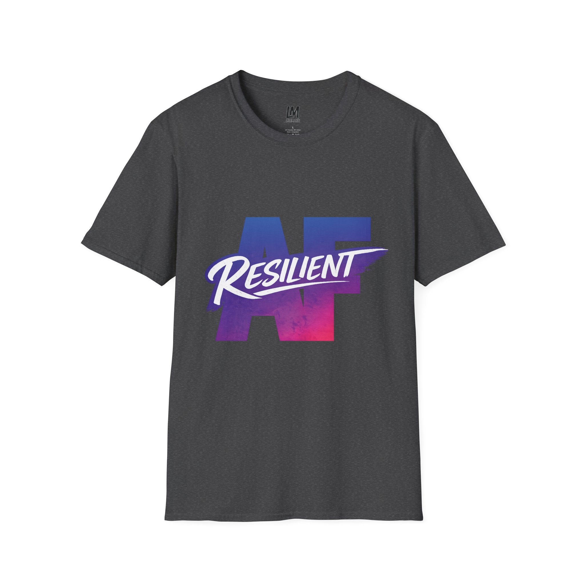 Resilient LA Graphic T-Shirt — Retro Gradient Los Angeles Pride Tee