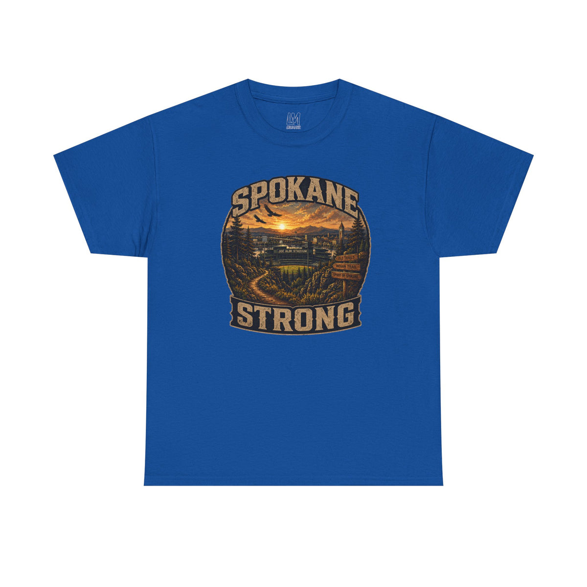 Spokane Strong Vintage Scenic T-Shirt — Hometown Pride Tee (Proceeds to Recovery)
