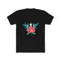 Hummingbirds with Rose T-Shirt | Floral Bird Illustration
