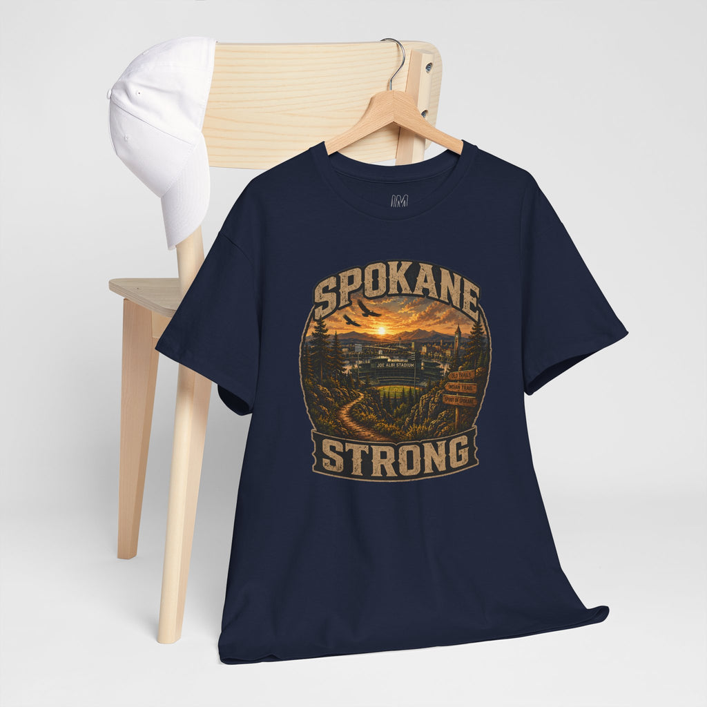 Spokane Strong Vintage Scenic T-Shirt — Hometown Pride Tee (Proceeds to Recovery)