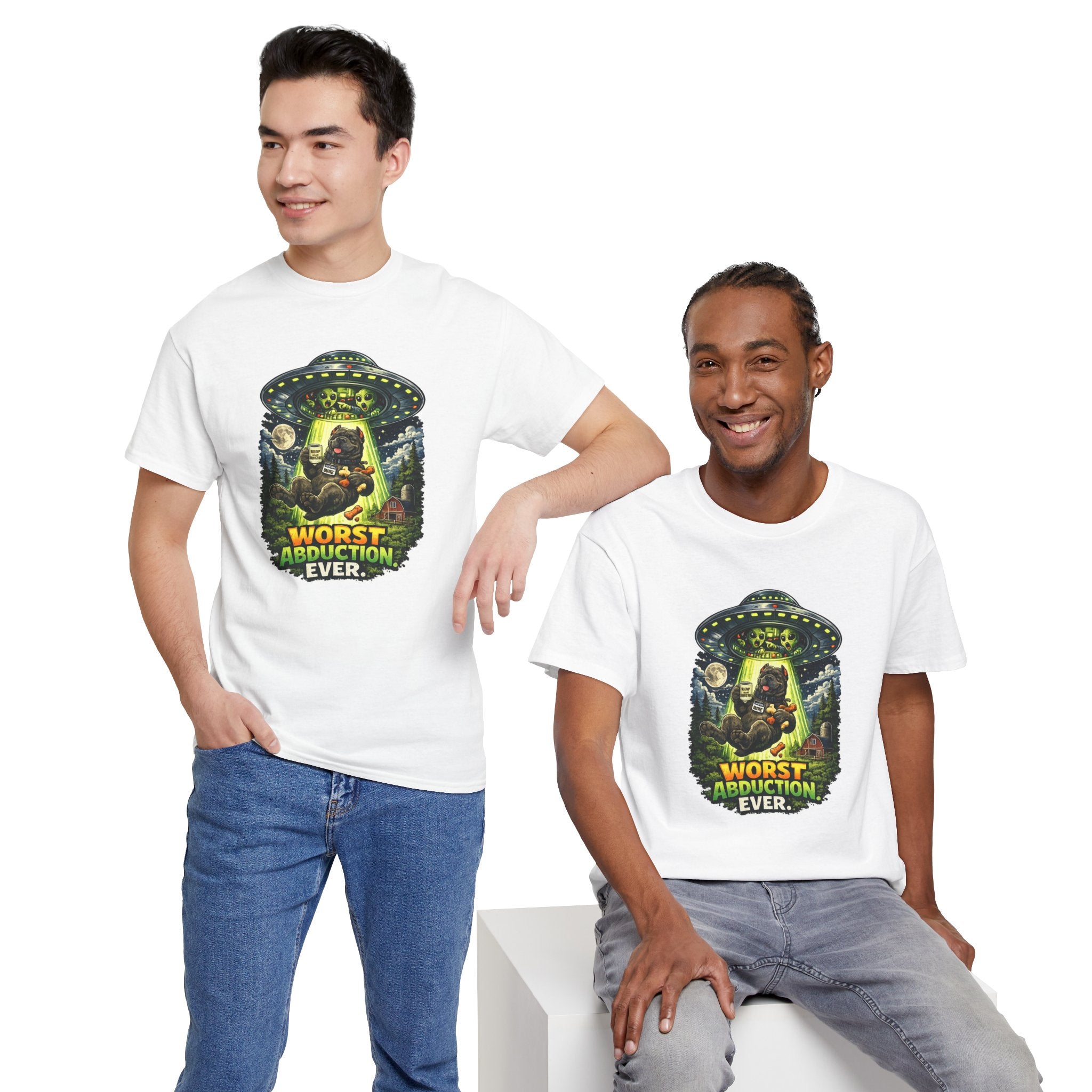 Worst Abduction Ever UFO Tee — Retro Alien Abduction Graphic T-Shirt