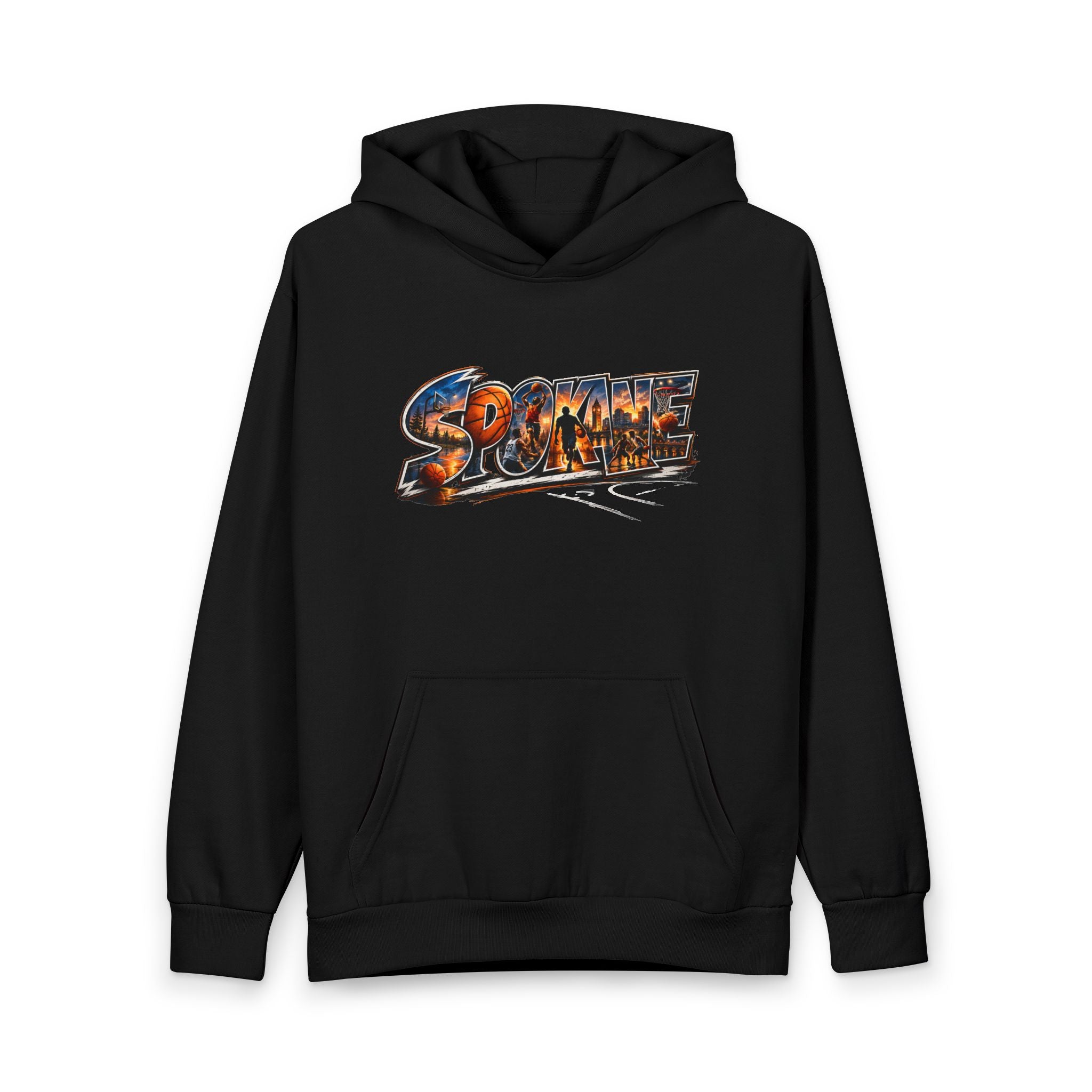 Spokane Basketball Hoodie — City Court Crew Pullover