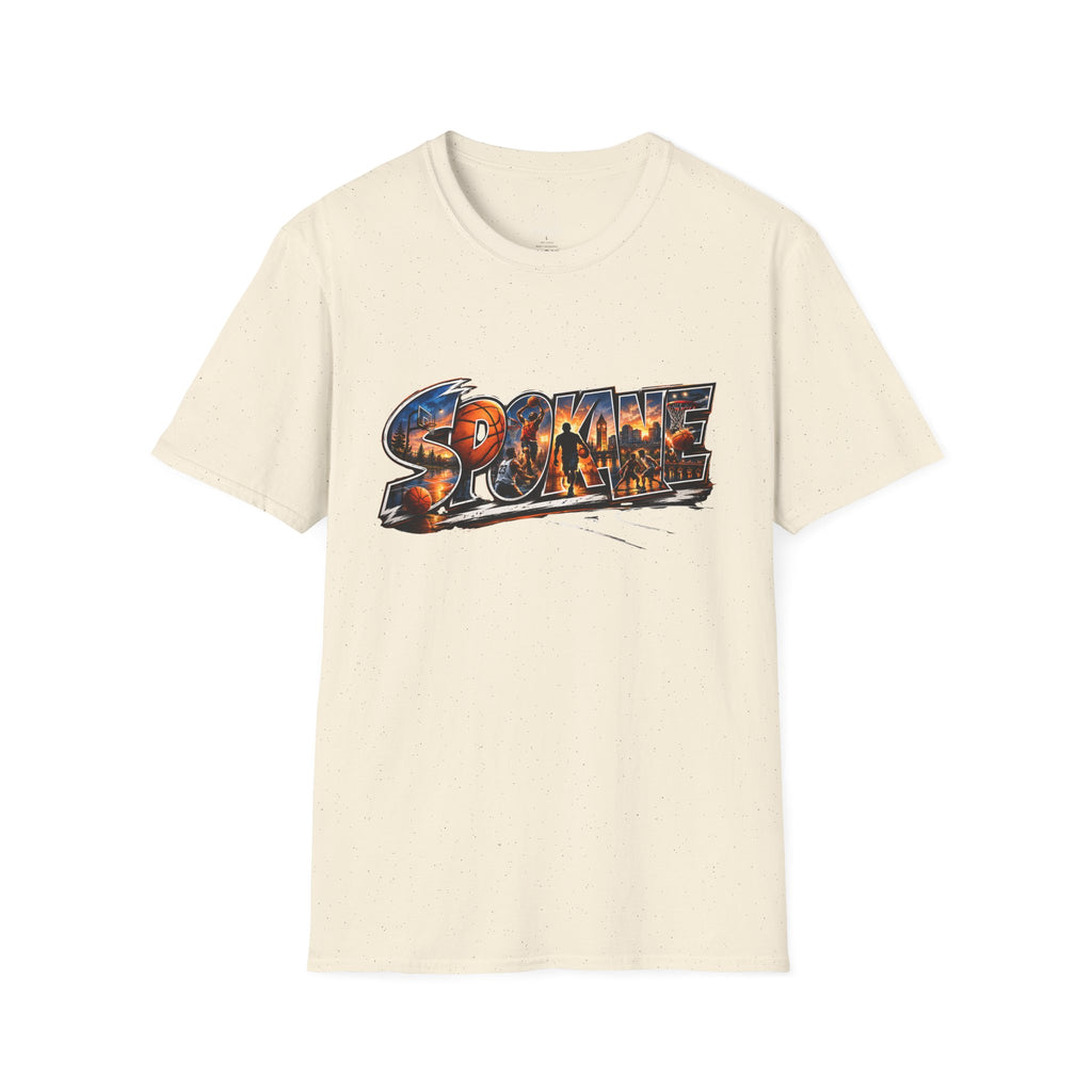 Spokane Basketball T-Shirt — High Energy City Hoops Tee