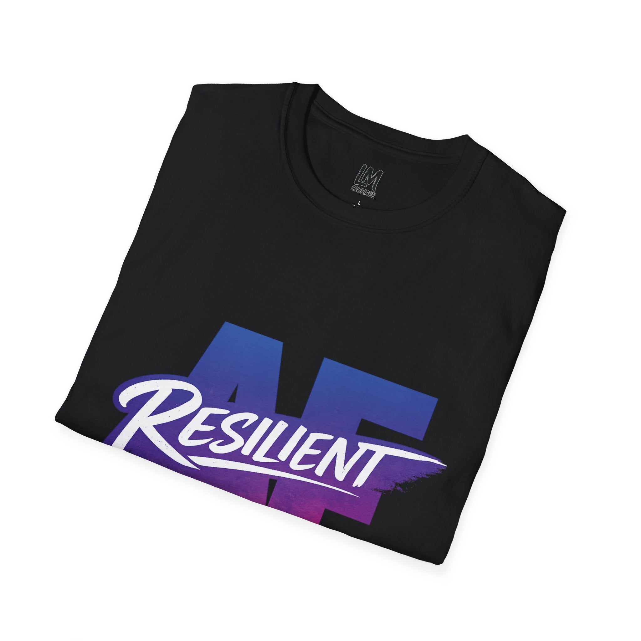 Resilient LA Graphic T-Shirt — Retro Gradient Los Angeles Pride Tee