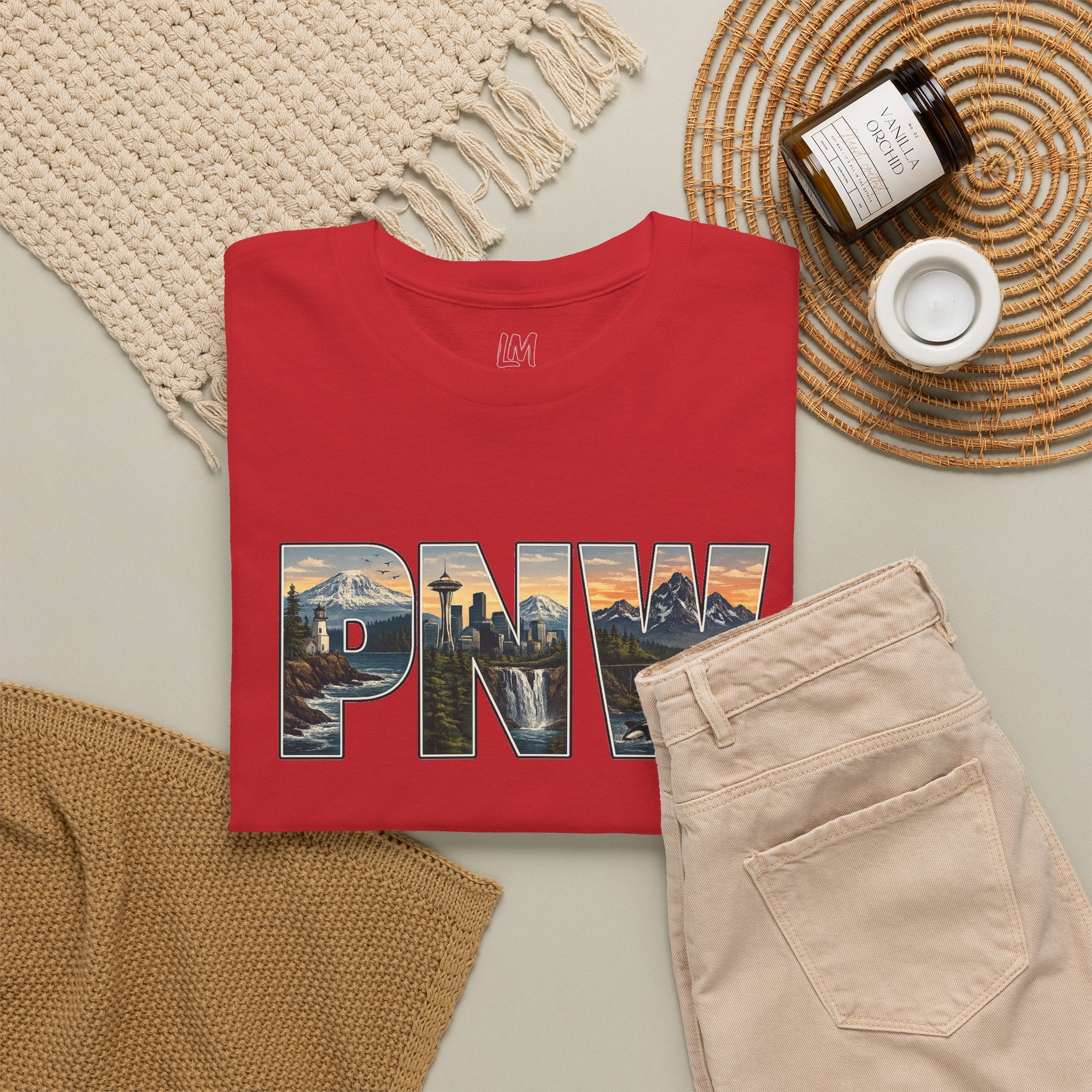 PNW Scenic Tee — Pacific Northwest Landscape Graphic T-Shirt