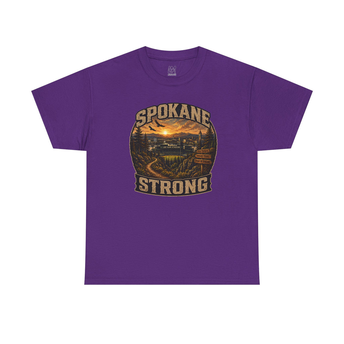 Spokane Strong Vintage Scenic T-Shirt — Hometown Pride Tee (Proceeds to Recovery)