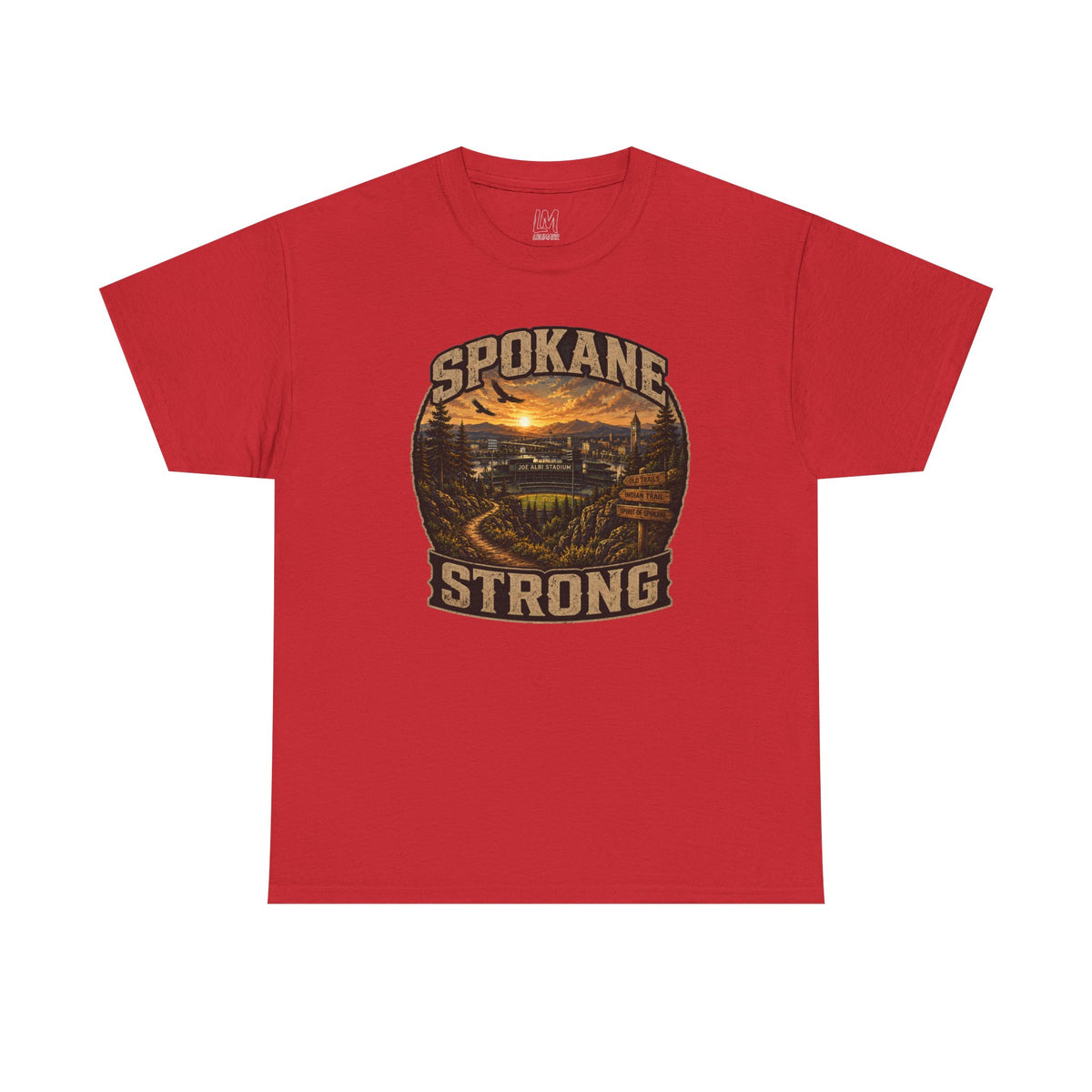 Spokane Strong Vintage Scenic T-Shirt — Hometown Pride Tee (Proceeds to Recovery)