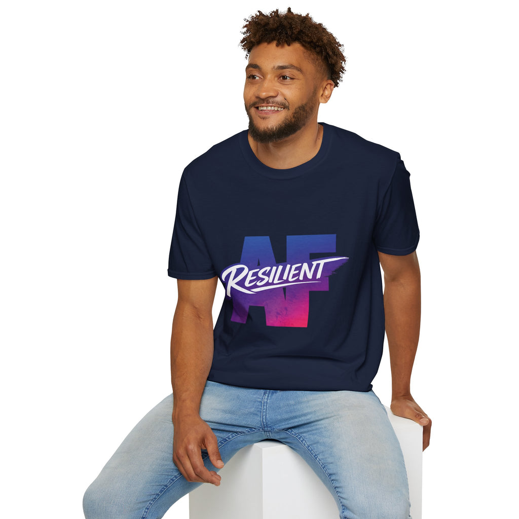 Resilient LA Graphic T-Shirt — Retro Gradient Los Angeles Pride Tee