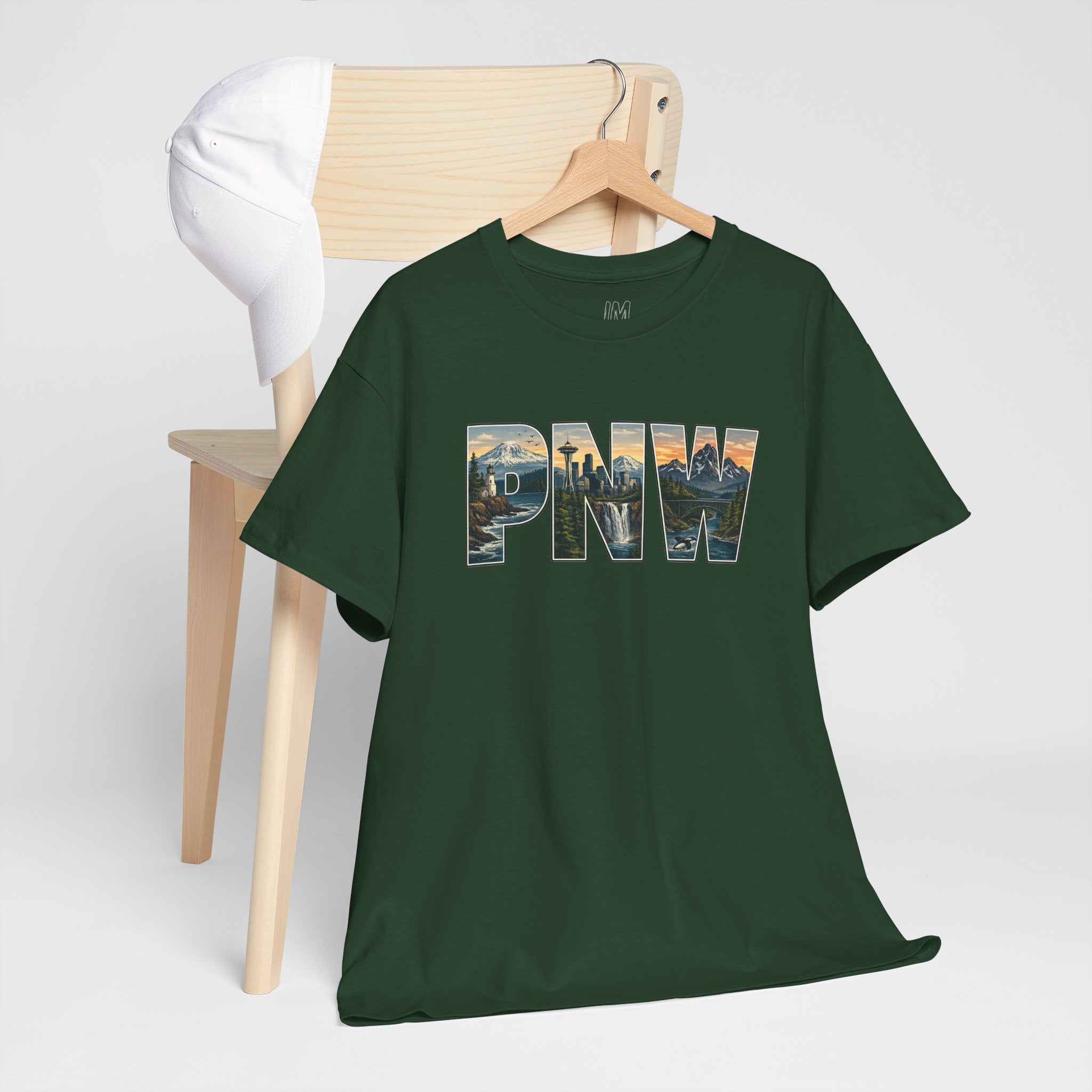 PNW Scenic Tee — Pacific Northwest Landscape Graphic T-Shirt