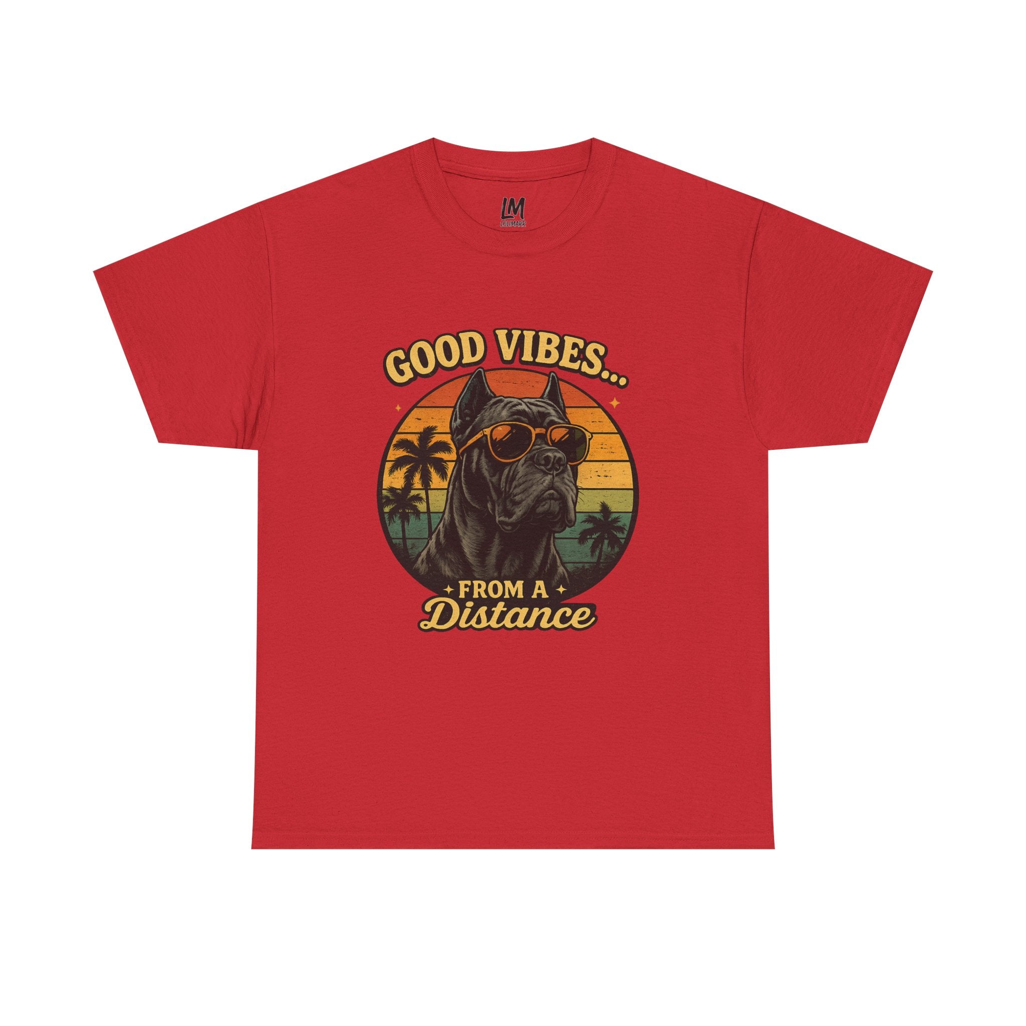 Good Vibes From a Distance Dog T-Shirt
