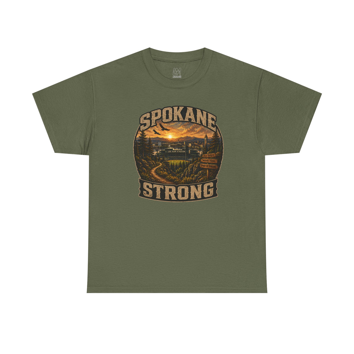 Spokane Strong Vintage Scenic T-Shirt — Hometown Pride Tee (Proceeds to Recovery)