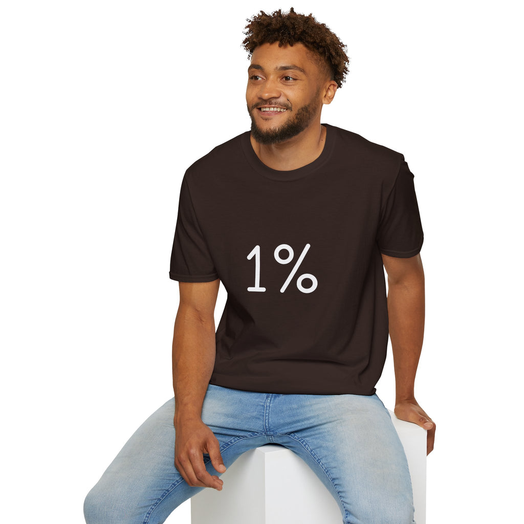 Decide to Be 1% Better Everyday T-Shirt — Motivational Self-Improvement Tee