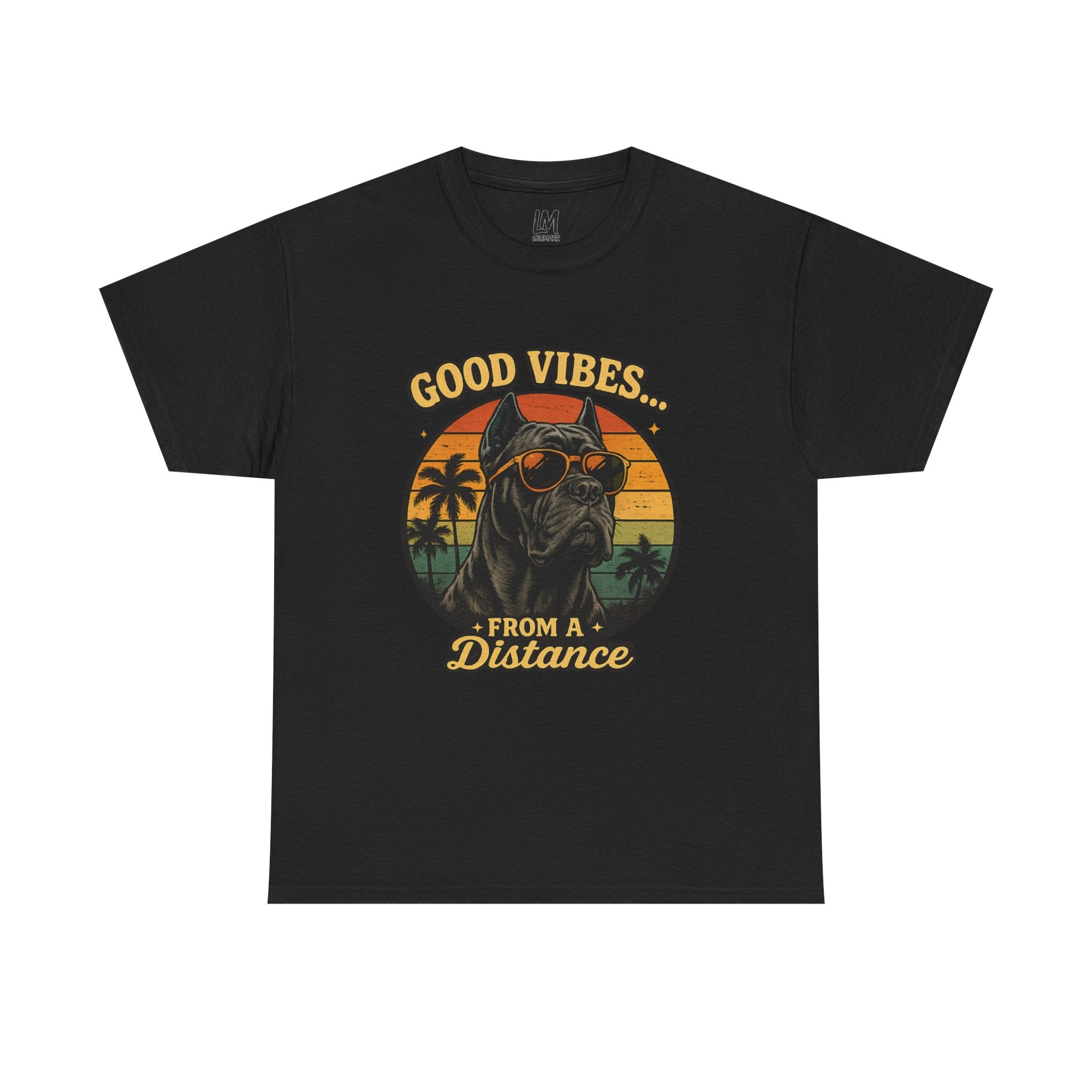 Good Vibes From a Distance Dog T-Shirt