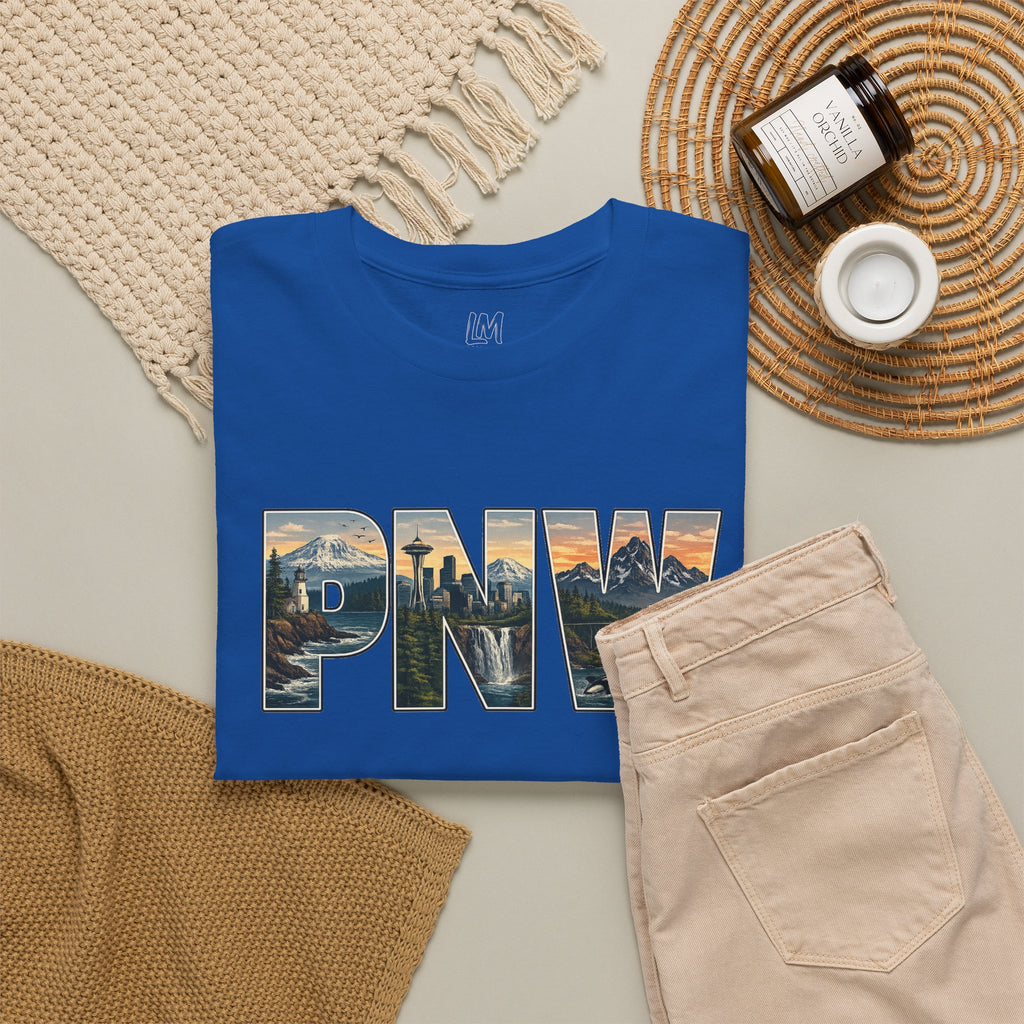 PNW Scenic Tee — Pacific Northwest Landscape Graphic T-Shirt
