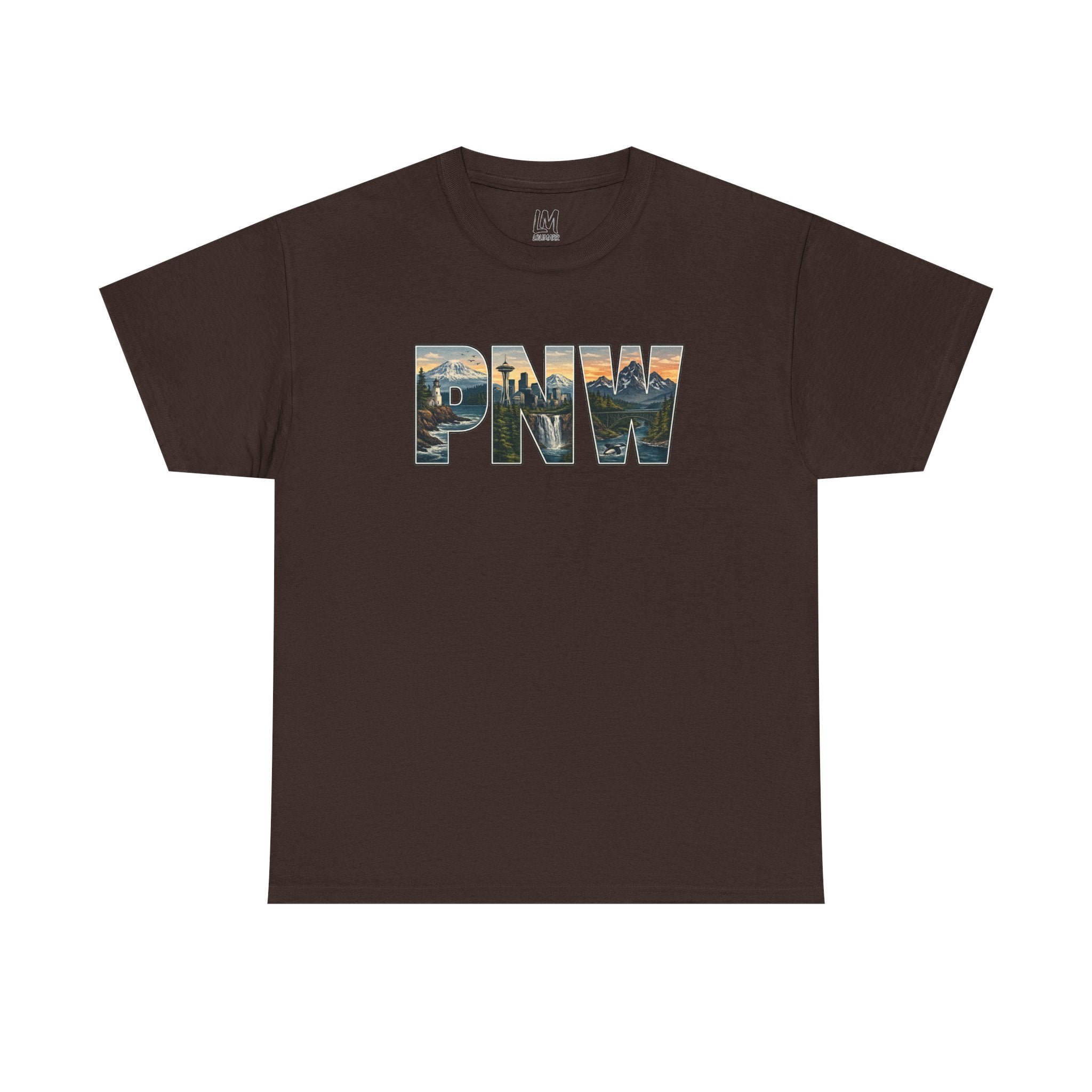 PNW Scenic Tee — Pacific Northwest Landscape Graphic T-Shirt