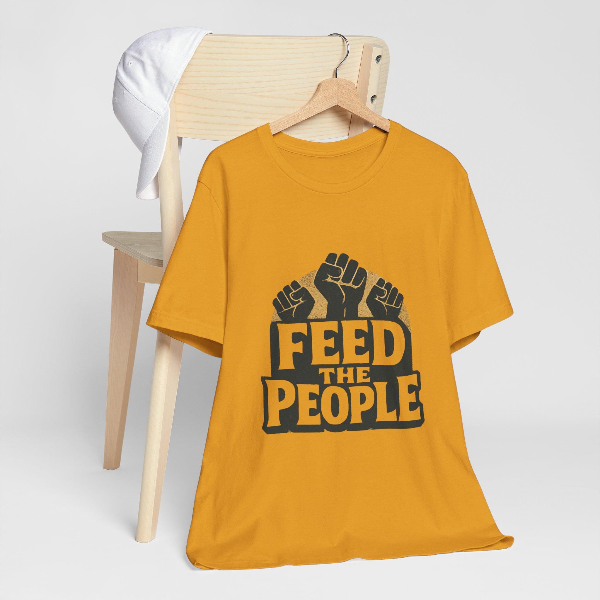 Feed The People T-Shirt | Raised Fists, Social Justice Tee, Activist Shirt