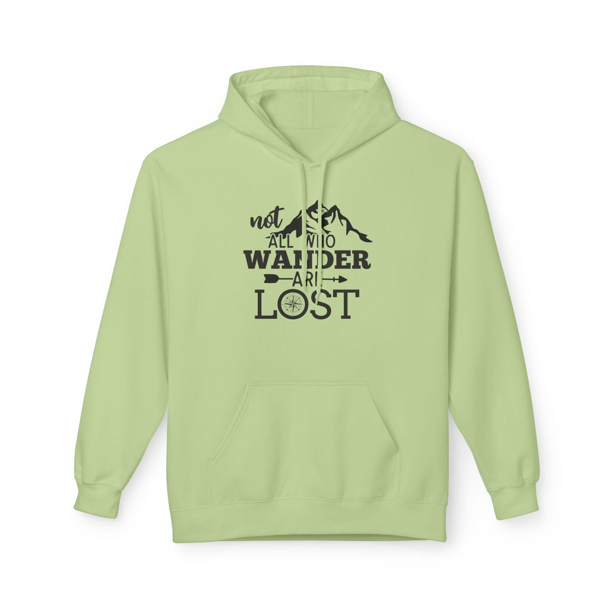 Adventure Awaits Hoodie, Not All Who Wander Are Lost Sweatshirt, Unisex Travel Apparel, Outdoor Exploration Gift, Cozy Layer for Adventurers