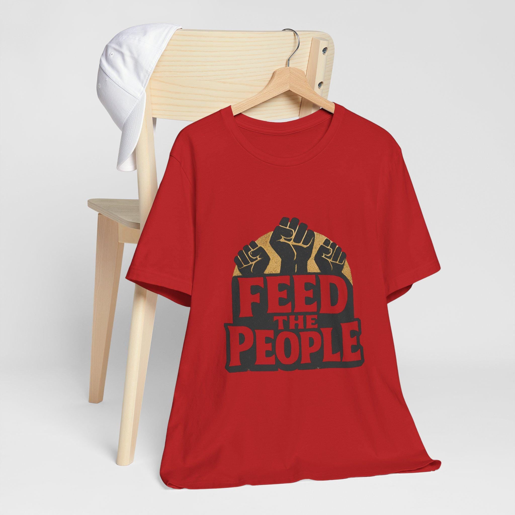 Feed The People T-Shirt | Raised Fists, Social Justice Tee, Activist Shirt