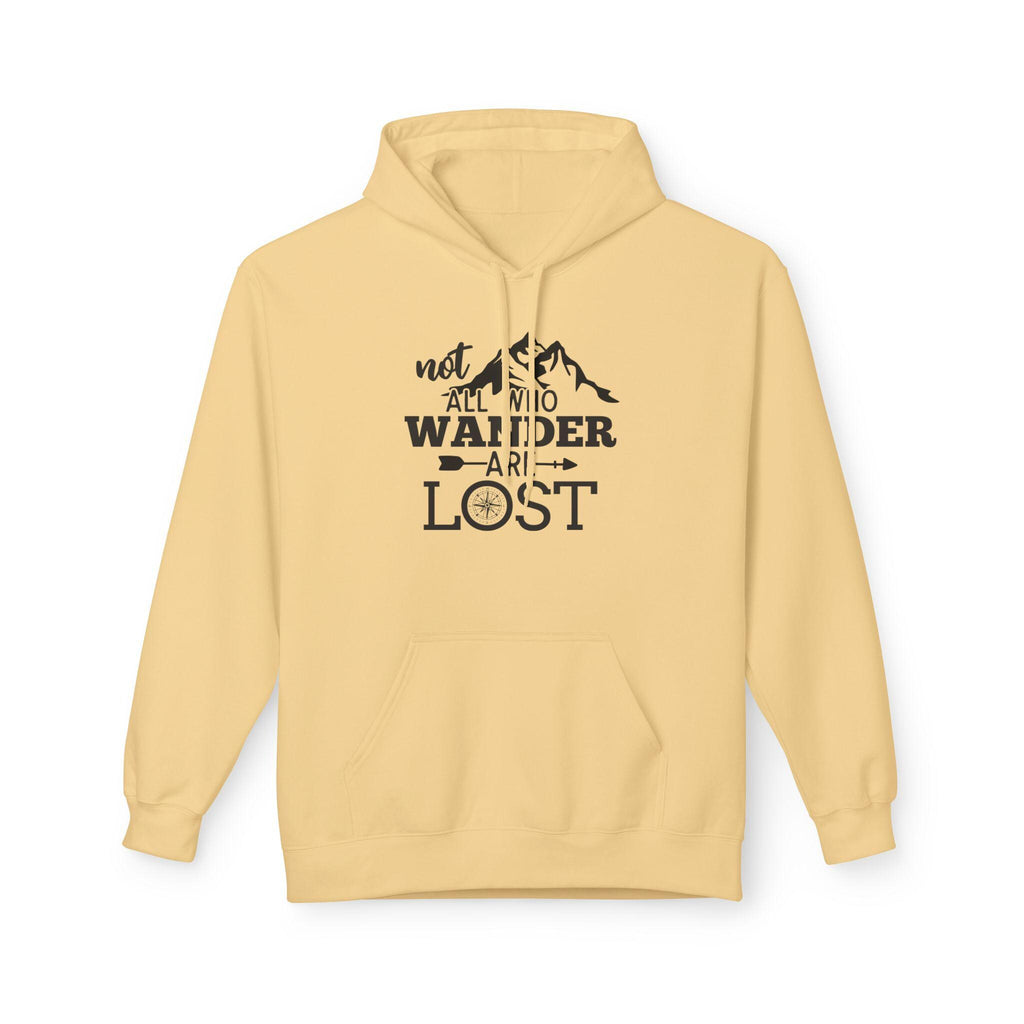Adventure Awaits Hoodie, Not All Who Wander Are Lost Sweatshirt, Unisex Travel Apparel, Outdoor Exploration Gift, Cozy Layer for Adventurers