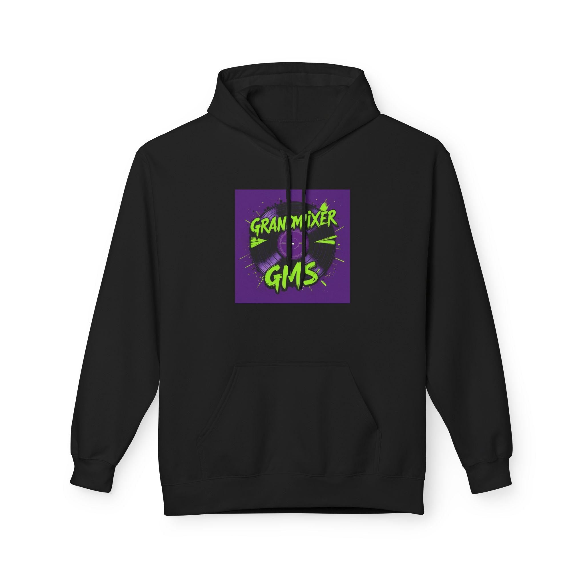 Grandmixer GMS - Fleece Hoodie, Unisex Soft Hoodie, Casual Streetwear, Gift for Music Lovers, Comfortable Everyday Wear